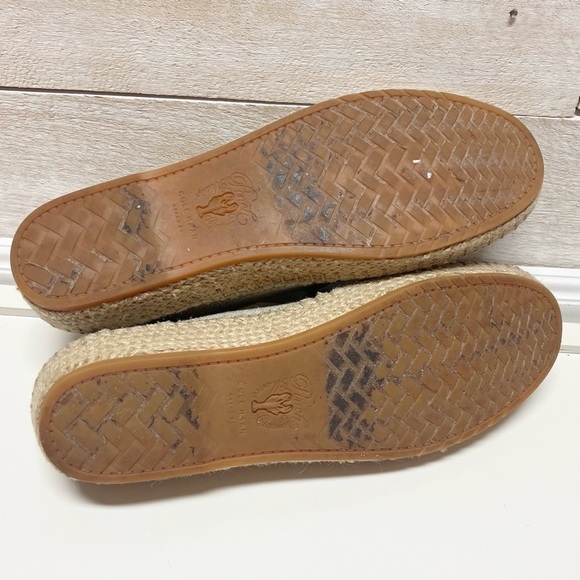 Cole Haan Shoes Womens 8.5B Beige Cloudfeel Espadrille Stitchlite Slip On Flats - Picture 10 of 10